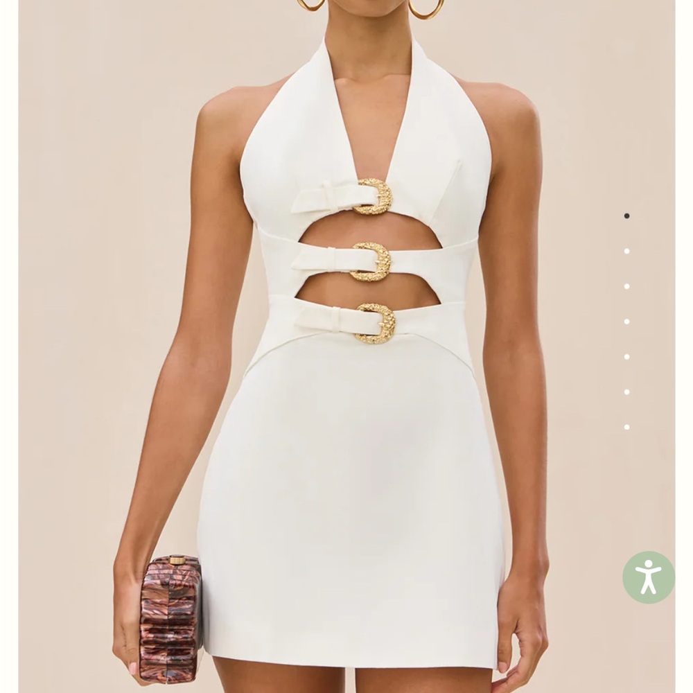 NWT Cult Gaia White Anice Dress